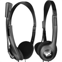 Kit 2 Headset Estéreo Multimídia com Microfone e Haste Regulável