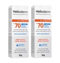 Kit 2 Helioderm Facial Fps 70 Oil Free 50g 3 Em 1 Kit 2 Helioderm Facial Fps 70 Oil Free 50g 3 Em 1