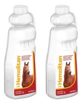 Kit 2 Hemolitan 1l Suplemento Vitaminico Para Cavalos Vetnil Kit 2 Hemolitan 1l Suplemento Vitaminico Para Cavalos Vetnil