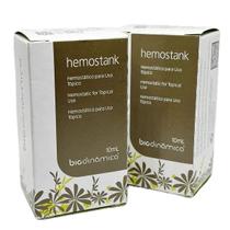 Kit 2 Hemostático Estanca Sangramentos Odonto Podologia Hemostank 10ml Biodinâmica