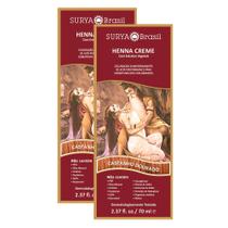 Kit 2 Henna Creme Surya Brasil Castanho Dourado Kit