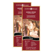 Kit 2 Henna Creme Surya Brasil Preto Kit