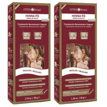 Kit 2 Hennas em Pó Natural - Incolor - 50g - Surya Brasil Kit 2 Hennas em Pó Natural - Incolor - 50g - Surya Brasil