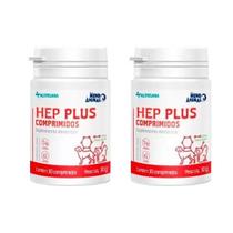 Kit 2 Hep Plus Nutrisana Suplemento 30comp 30g