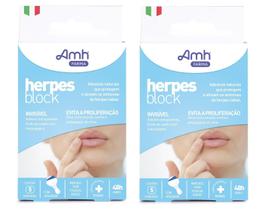 Kit 2 Herpes Block Adesivos Naturais Herpes Labial Amo Farma