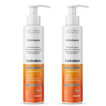 Kit 2 Hidratante Calêndula Hipoalergênico 200Ml - Vedis