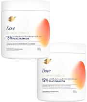 Kit 2 Hidratante Corporal Sérum Intensivo Uniformizador Com 15% Niacinamida 450g - Dove