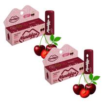Kit 2 Hidratante Labial Cereja 3.6g MenelaLips Kit 2 Hidratante Labial Cereja 3.6g MenelaLips
