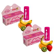 Kit 2 Hidratante Labial Tutti Frutti 3.6g MenelaLips Kit 2 Hidratante Labial Tutti Frutti 3.6g MenelaLips