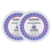 Kit 2 Hidratante para o Corpo Manteiga Granado Extrato de Lavanda 200g Terrapeutics