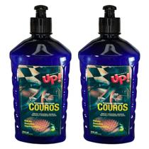 Kit 2 hidratante renovador limpador de couro todas cores up