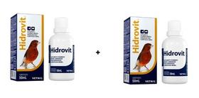 Kit 2 Hidrovit 50 Ml - Suplemento Para Calopsita Kit 2 Hidrovit 50 Ml - Suplemento Para Calopsita