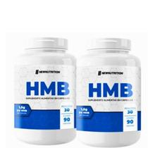 Kit 2 Hmb 90 Capsulas New Nutrition