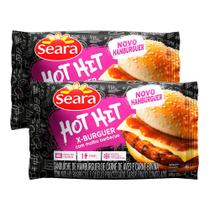 Kit 2 Hot Hit Seara X-Burguer Barbecue 145g