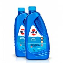 KIT 2 HTH Limpa Bordas Para Limpeza e Manutenção de Piscina 2 Litro KIT 2 HTH Limpa Bordas Para Limpeza e Manutenção de Piscina 2 Litro