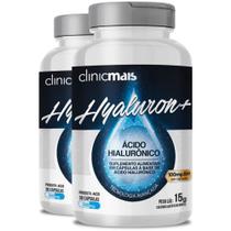 Kit 2 Hyaluron+ Ácido Hialurônico Clinicmais 30 Cápsulas