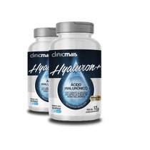 Kit 2 Hyaluron+ Ácido Hialurônico Clinicmais 30 Cápsulas