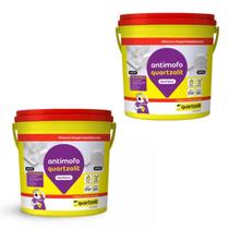 Kit 2 impermeabilizante antimofo móveis banheiro fungos bactéria quartzolit 3,6l Kit 2 impermeabilizante antimofo móveis banheiro fungos bactéria quartzolit 3,6l
