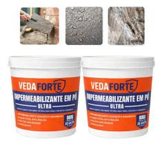 Kit 2 Impermeabilizante Em Pó Ultra Veda Forte 800g