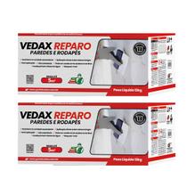 Kit 2 Impermeabilizante Vedax Reparo 12kg Parede Argamassa