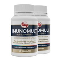 Kit 2 Imunomult Multivitamínico Vitafor 60 Cápsulas Kit 2 Imunomult Multivitamínico Vitafor 60 Cápsulas