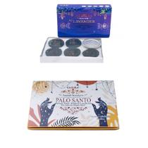 KIT 2 INCENSO DEFUMADOR Hindu GOLOKA 1-LAVANDA 1- PALO SANTO