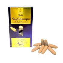 Kit 2 Incensos Cascata Backflow Massala Balaji Nag Champa Kit 2 Incensos Cascata Backflow Massala Balaji Nag Champa