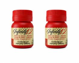 Kit 2 Infinity 12 500mg 12 Cápsulas Suplemento Alimentar