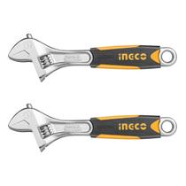 Kit 2 ingco chave ajustável 12" cabo emborrachado hadw131128