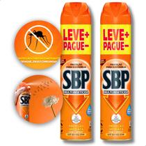 Kit 2 Inseticida Aerosol SBP Multi 450 ml Proteção Dengue Insetos