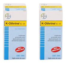 Kit 2 Inseticida K-othrine Sc 25 30ml Contra Formiga Barata