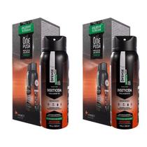 Kit 2 Inseticidas Dfense Pro Ambiente One Push 250ml - Novo!