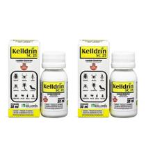Kit 2 Inseticidas Kelldrin Sc 25 30ML Concentrado Mata Insetos e Pragas Kit 2 Inseticidas Kelldrin Sc 25 30ML Concentrado Mata Insetos e Pragas