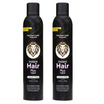 Kit 2 Instant Hair Plus Castanho Médio 300ml Maquiagem Capilar Kit 2 Instant Hair Plus Castanho Médio 300ml Maquiagem Capilar