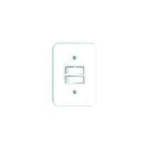 Kit 2 Interruptor 1 Tecla Simples e 1 Tecla Paralela Branca Kit 2 Interruptor 1 Tecla Simples e 1 Tecla Paralela Branca