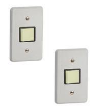 Kit 2 Interruptor Bipolar Simples C/placa 2516 Pial CZ 25 A - 250V Kit 2 Interruptor Bipolar Simples C/placa 2516 Pial CZ 25 A - 250V