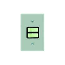 Kit 2 Interruptor Elétrico 2 Teclas Paralelas Placa Cinza