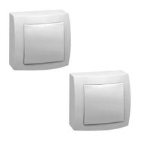 Kit 2 Interruptor Paralelo De Sobrepor 10a Sistemax 675001 Legrand