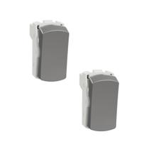 Kit 2 Interruptor Simples Alumínio Miluz S3B72012 Schneider