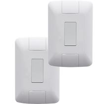 Kit 2 Interruptor Simples Vertical Aria Tramontina 4x2 SLP 1 Kit 2 Interruptor Simples Vertical Aria Tramontina 4x2 SLP 1