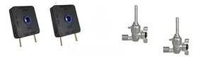 Kit 2 Interruptores+2 Registro Ramal Rosca Fischer Cooktop Kit 2 Interruptores+2 Registro Ramal Rosca Fischer Cooktop