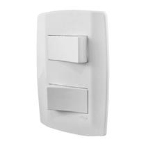 KIT - 2 Interruptores Paralelos 10A 250V~ Linha Slim Ilumi - (Ref.: 98024)