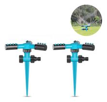 Kit 2 Irrigador Aspersor 360 Jatos Grama Jardins Horta Kit 2 Irrigador Aspersor 360 Jatos Grama Jardins Horta