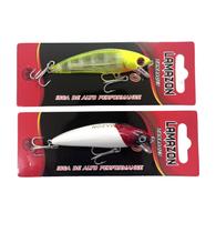 Kit 2 Isca Artificial Meia Água 7cm 9,2gr Estilo Inna 70 Lamazon Tambaqui 70