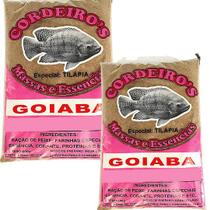 Kit 2 Isca em Pó Massa De Pesca Goiaba Tilápia Tambas 500gr