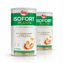 Kit 2 Isofort Plant Vitafor 450g Paçoca