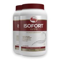 Kit 2 Isofort Vitafor Whey Protein 900G Neutro
