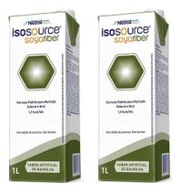 Kit 2 Isosource Soya Fiber 1.2 Baunilha Tetra 1 Litro Nestle