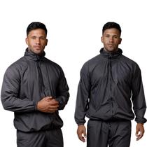 Kit 2 Jaquetas Corta Vento Masculina Com Capuz Estilo liso Conforto e Proteção