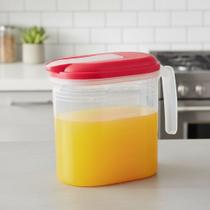 Kit 2 Jarra Média Com Flip Top 1,4 Litros Graduada Plástico